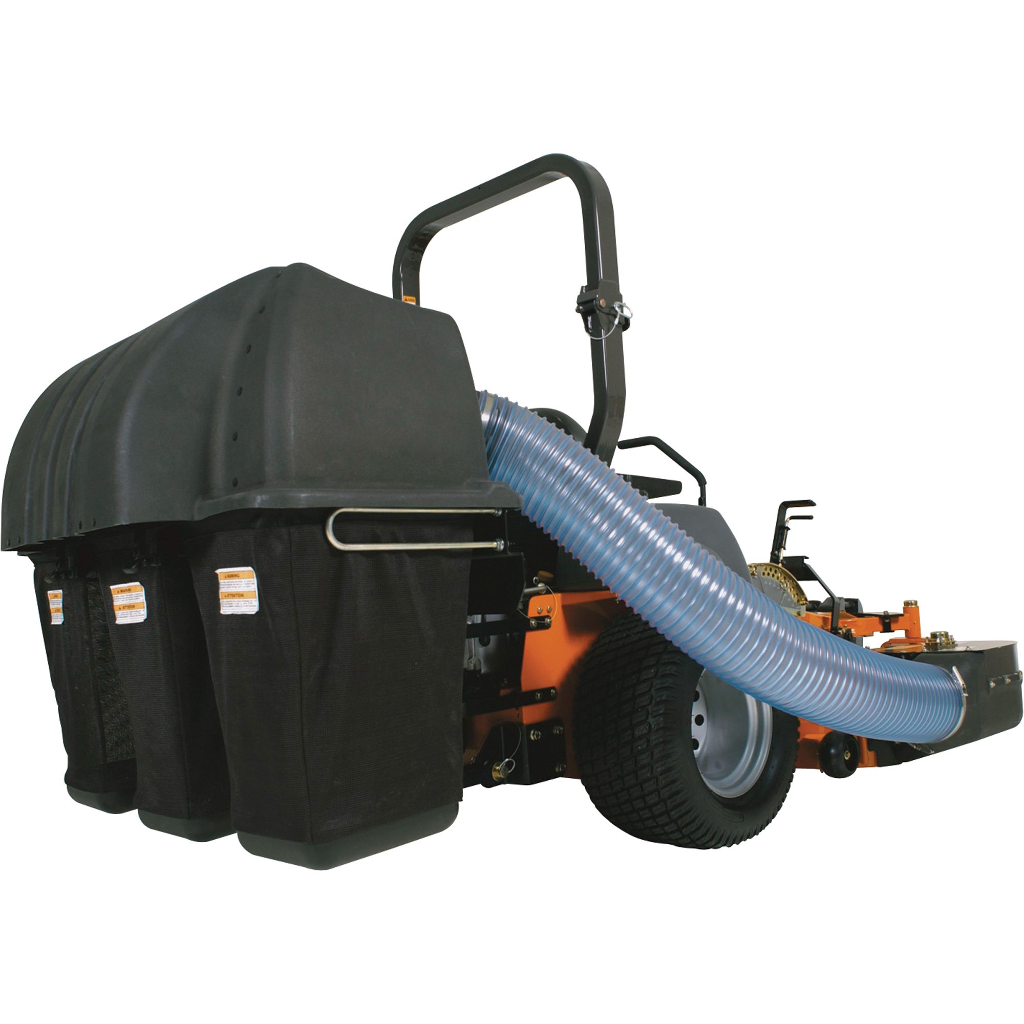Husqvarna 3-Bin Bagger For Zero-Turn Mowers — 9-Bushel Capacity, Fits Item# 24356, Husqvarna 54in. Residential Zero-Turn Mower, Model# 966004201 BAGGER
